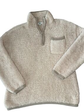 Aerie Sherpa Cloud Quarter Zip